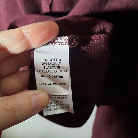 ll bean red crewneck Long Sleeve Base Layer Womens Size 2x Winter Outdoor Hike - Picture 5 of 6